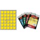 ETICHETTE MARKIN C.7 D.22 GIALLO 300PZ
