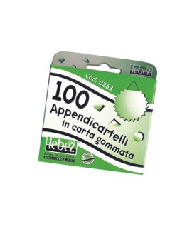 APPENDICARTELLI CARTA LEBEZ 0263 100PZ