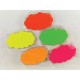 SEGNAPREZZO FLUO NUVOLA CM.6*11 50PZ