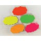 SEGNAPREZZO FLUO NUVOLA CM.6*11 50PZ