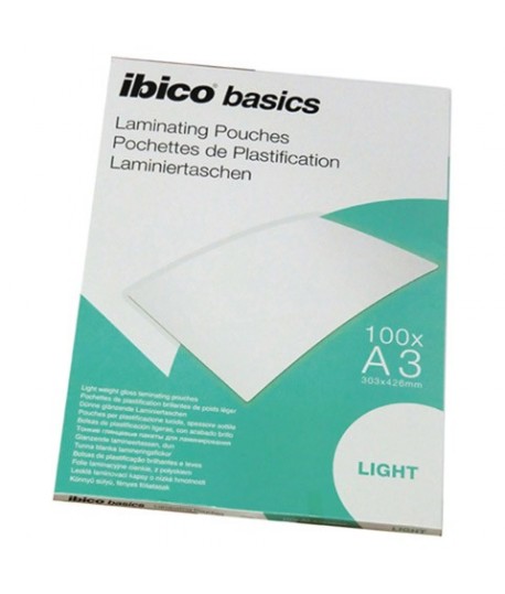 POUCHES IBICO BASICS LIGHT A3 100PZ