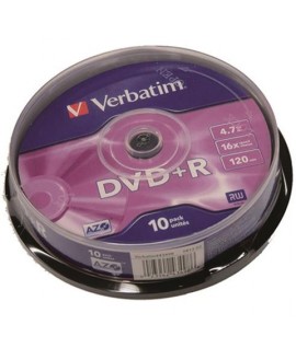 DVD+R VERBATIM 43498 SPINDLE 10PZ
