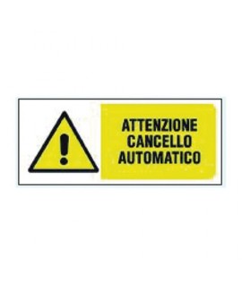 TARGA LETT CANCELLO AUTOMATICO CM 14X31