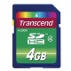 SECURE DIGITAL CARD TRANSCEND CLASS4 4GB