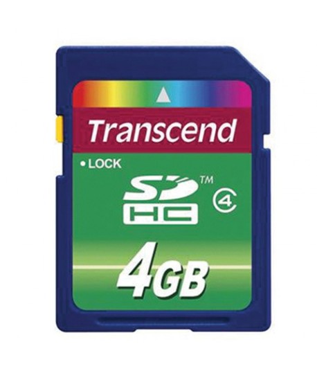 SECURE DIGITAL CARD TRANSCEND CLASS4 4GB