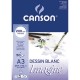 BLOC DISEGNO CANSON IMAGINE A3 GR200