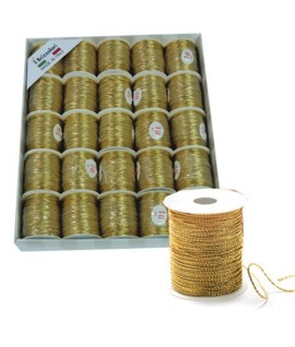 CORDONCINO 830 10MT ORO 25PZ