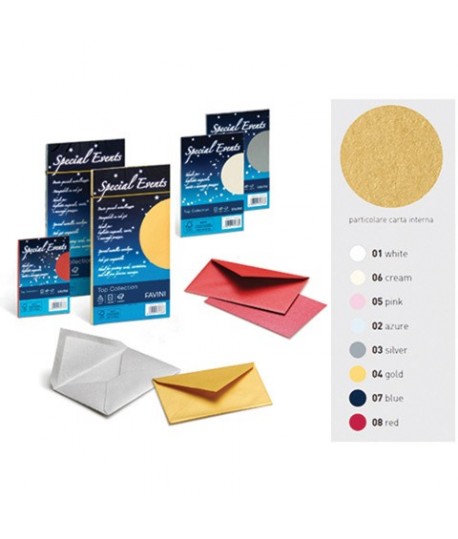 BUSTE SPEC EVENTS 120G 11X22 SILVER 10PZ