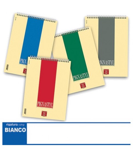 BLOC NOTES PIGNASTYL SPIR. A/4 BIANCO