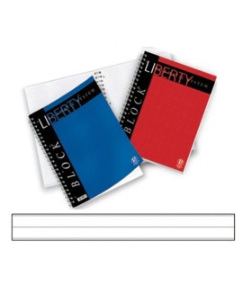 BLOCCO LIBERTY SPIRALE A4 FORI 1R 5PZ