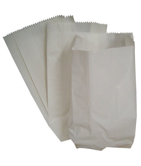 SACCHETTO CARTA BIANCO 17*34*11 1000PZ