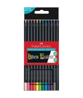 PASTELLI FABER BLACK EDITION 12PZ 116412