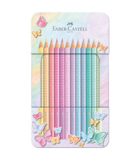 FABER MATITE SPARKLE PASTEL 12 PZ.201910