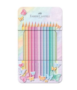 FABER MATITE SPARKLE PASTEL 12 PZ.201910