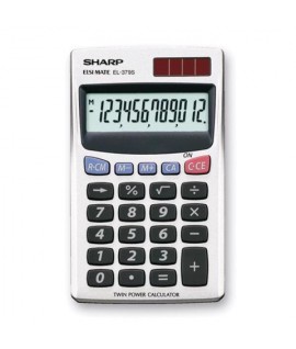 CALCOLATRICE SHARP EL-379 SB DISPLAY 12C