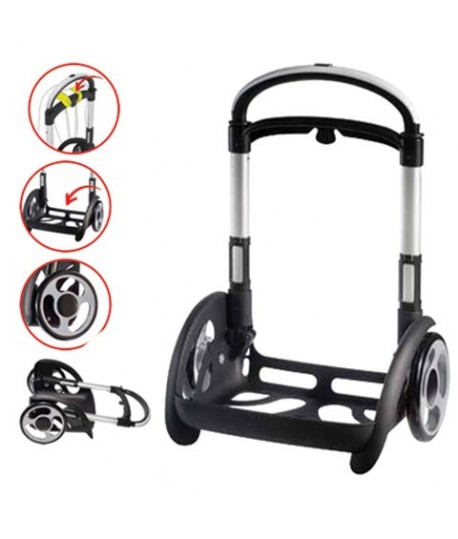 CARRELLO PORTA ZAINO TYRE SEVEN GRIGIO