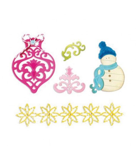 FUSTELLA 659011 SIZZIX THINLITS XMAS II