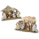 PRESEPE CERAM/LEGNO+LED+5 SOGG 14H 60843