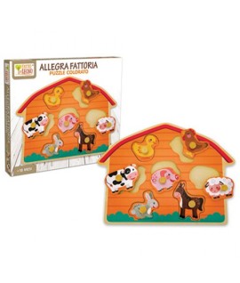 TEOREMA 40636 PUZZLE LEGNO FATTORIA