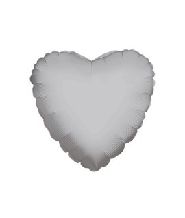 MYLAR CUORE 18" ARGENTO 34109-18/01