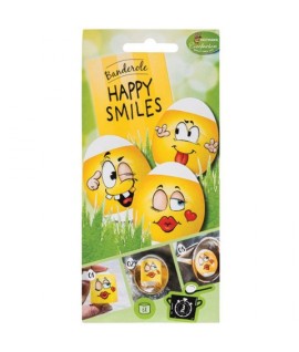 ADESIVI PER UOVA"HAPPYSMILE"12PZ 1024467