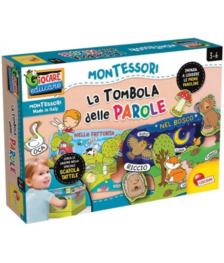 LISCIANI 92802 MONTESSORI TOMBOLA PATOLE