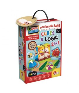 LISCIANI 96879 MONTESSORI CUBES & LOGIC