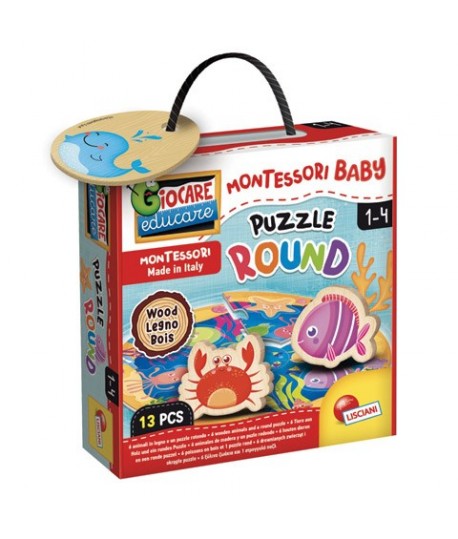 LISCIANI 96916 MONTESSORI PUZZLE ROUND