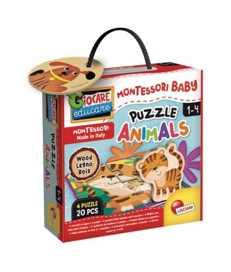 LISCIANI 96848 MONTESSORI PUZZLE ANIMALS