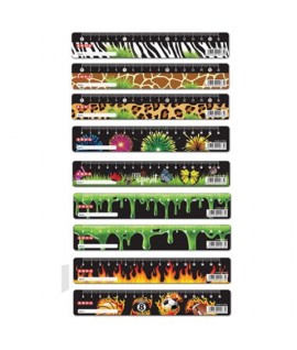 RIGHELLO PLASTICA ARDA CM16 FANCY FLUO
