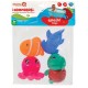 GLOBO 05524 ANIMALI MARINI 4PZ GOMMOLOSI