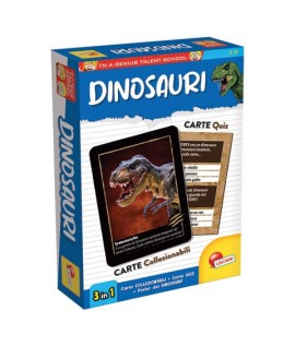 LISCIANI 100125 GENIUS CARTE DINOSAURI