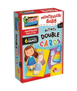 LISCIANI 100620 MONTESSORI DOUBLE CARDS