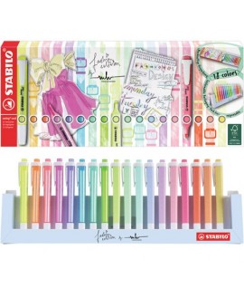 EVID.STABILO SWING PASTEL DESKSET 18PZ