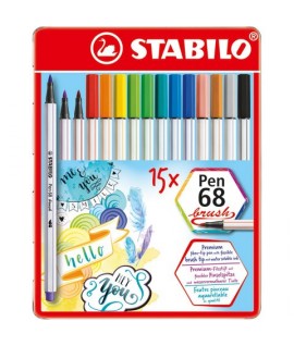 PENNARELLI STABILO PEN 68 BRUSH 15C