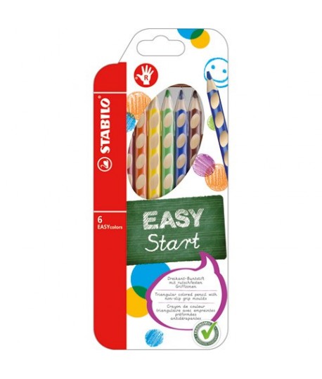 PASTELLI STABILO 332 EASYCOLOR. 6C DESTR