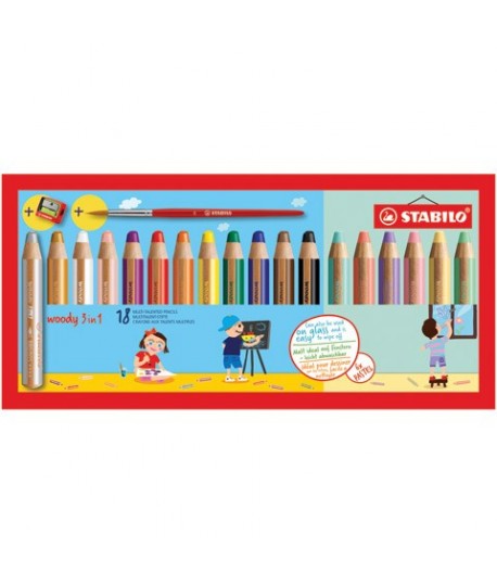 PASTELLI STABILO WOODY 3IN1 880/18-4 18C