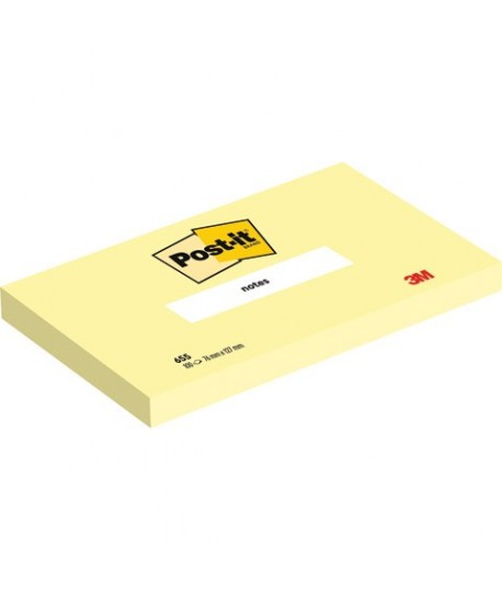 POST-IT 3M 655 MM76X127 GIALLO 12PZ