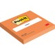 POST-IT 3M 654 NEON MM76X76 ARANCIO 6PZ