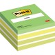 CUBO POST-IT 3M 2028 AQUARELLE GREEN