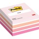 CUBO POST-IT 3M 2028 AQUARELLE PINK