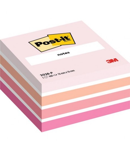 CUBO POST-IT 3M 2028 AQUARELLE PINK