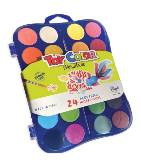 ACQUARELLI TOY COLOR 703 24 COLORI