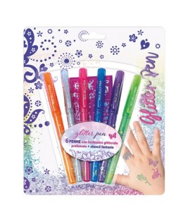 PENNE GLITTER NIJI 5340 6PZ GEL MASCHER