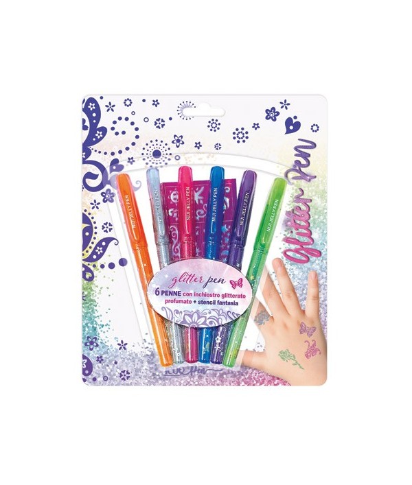 Comprare PENNE GLITTER NIJI 5340 6PZ GEL MASCHER, Vendita online