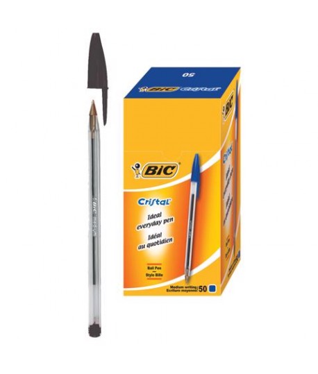 PENNA SFERA BIC CRISTAL ORIG. NERO 50PZ