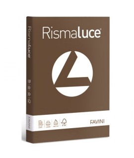 CARTA RISMALUCE MARRONE 200G A4 125F