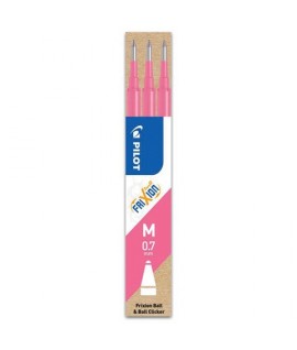 REFILL PILOT FRIXION 07 ROSA 3PZ