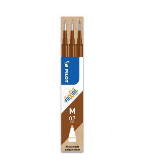 REFILL PILOT FRIXION 07 MARRONE 3PZ