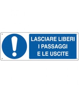 CARTELLO ALL. 35*12 LASCIARE LIBERO PASS